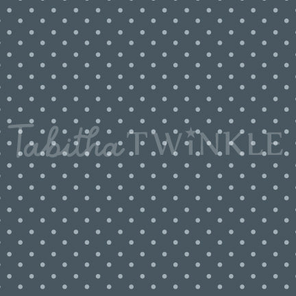 .Denim Blue Simple Dot